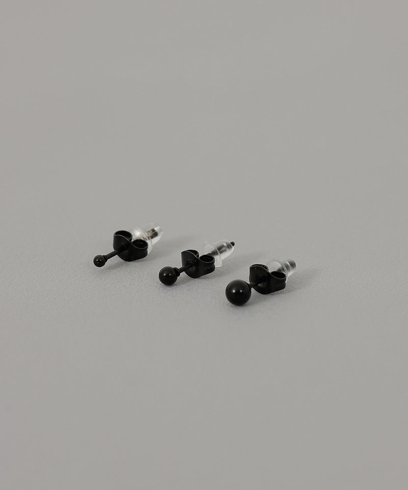 【ORLEAN】 メタルボール ミニピアス 2mm 3mm 4mm サージカルステンレス