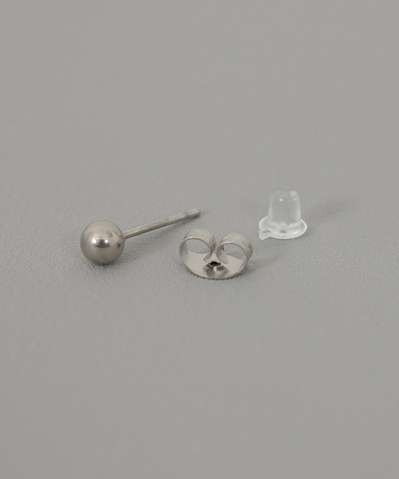 【ORLEAN】 メタルボール ミニピアス 2mm 3mm 4mm サージカルステンレス