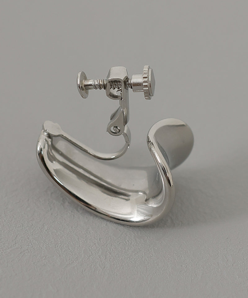 金属アレルギー対応 ニュアンスデザイン イヤリング サージカルステンレス