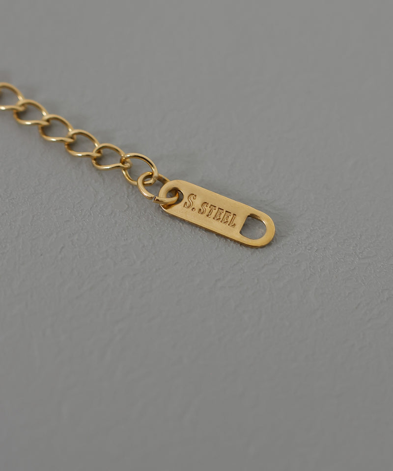 金属アレルギー対応 スネークチェーンアンクレット メタルボール  サージカルステレス