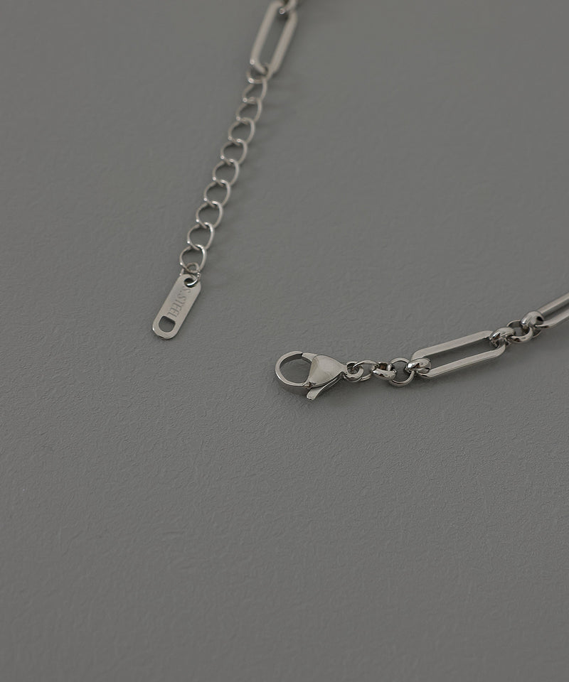 金属アレルギー対応 デザインチェーンアンクレット サージカルステンレス