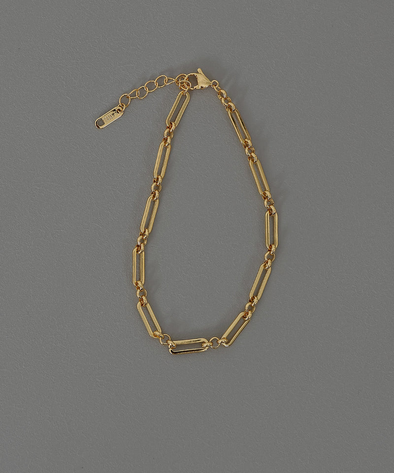 金属アレルギー対応 デザインチェーンアンクレット サージカルステンレス