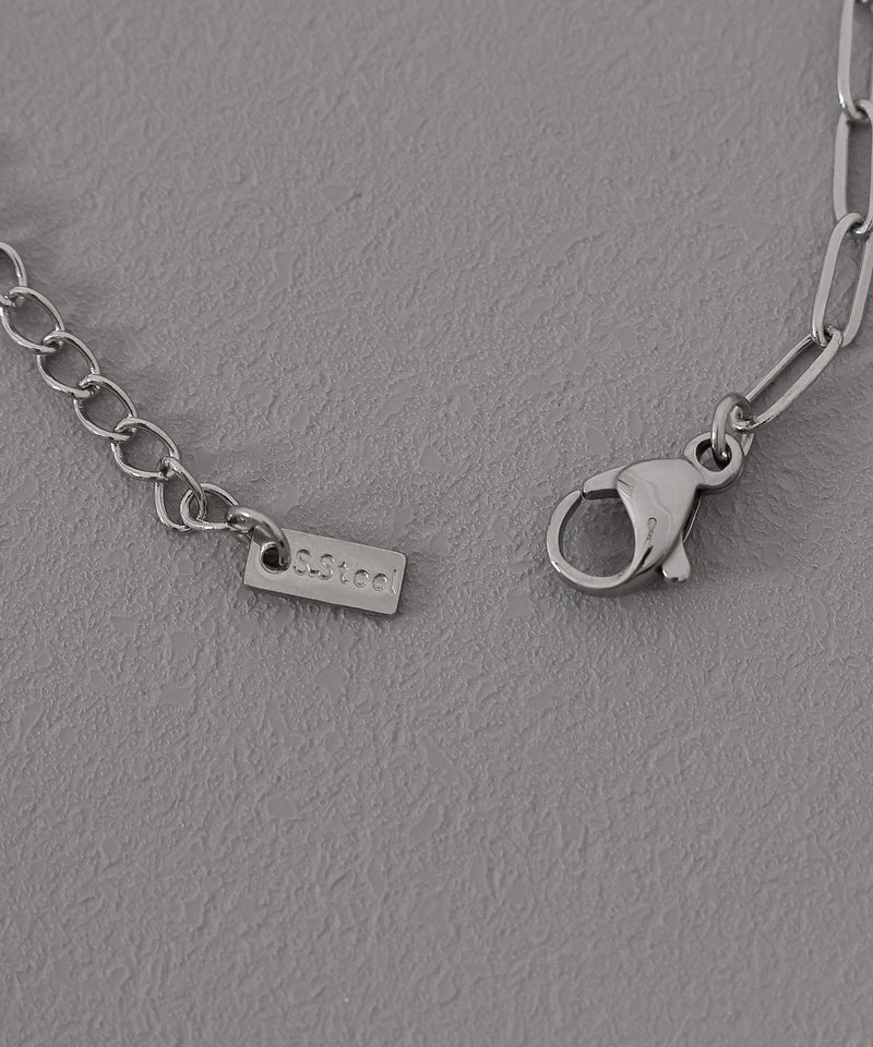 金属アレルギー対応 ラウンドモチーフアンクレット サージカルステンレス