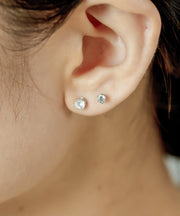 カラー：シルバー　直径：4mm<br>カラー：シルバー　直径：3mm