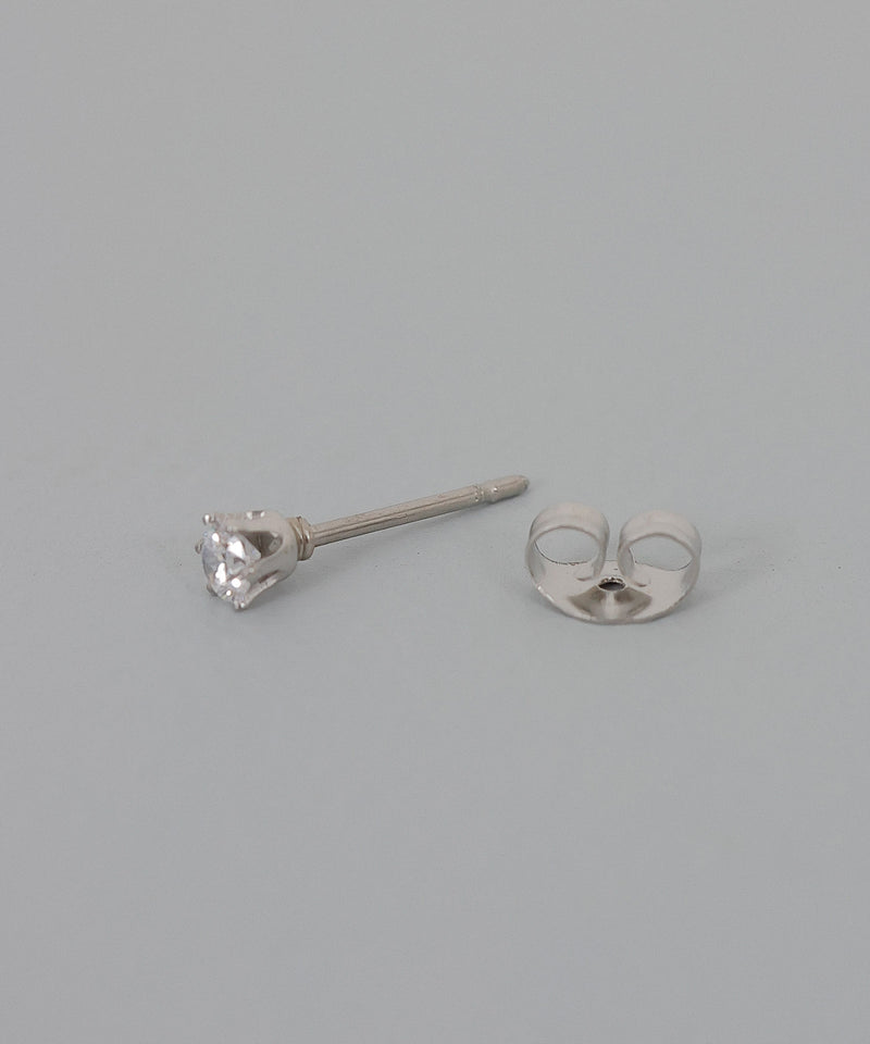 【ORLEAN】ビジューストーンピアス 6個セット 3mm 4mm