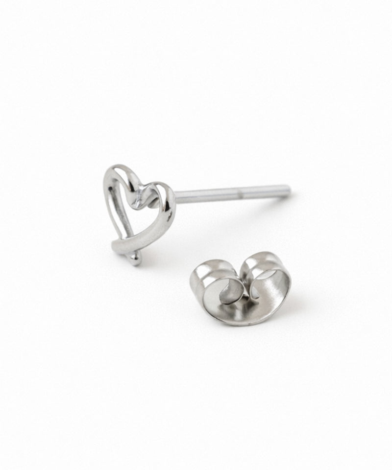 【ORLEAN】ミニピアス3個セット フープピアス ハートピアス パールピアス