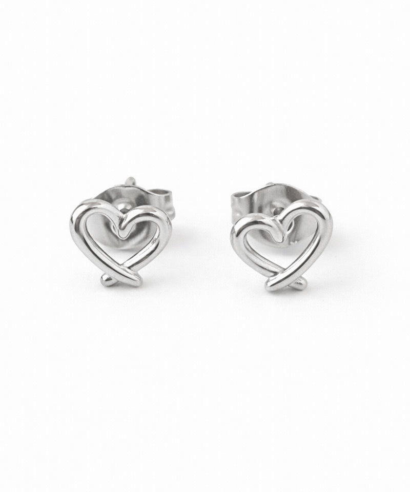 【ORLEAN】ミニピアス3個セット フープピアス ハートピアス パールピアス