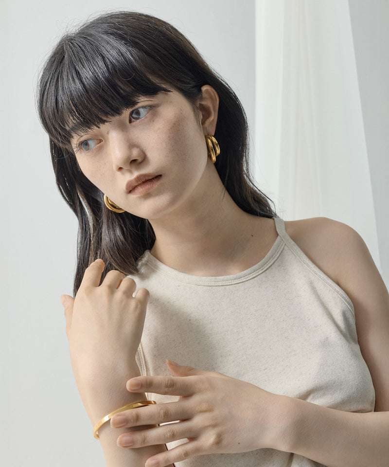 【ORLEAN】ダブルフープピアス