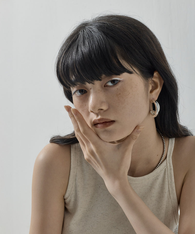 【ORLEAN】ダブルフープピアス