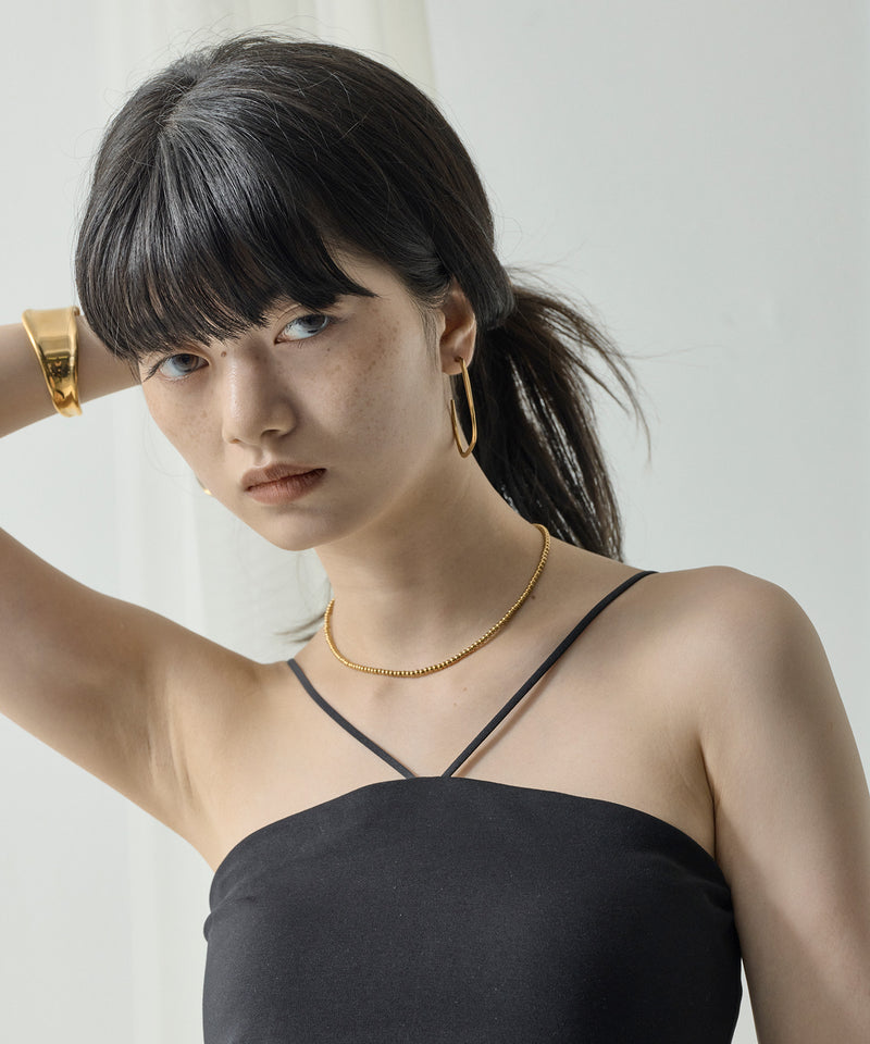 【ORLEAN】シンプルボールネックレス 3mm