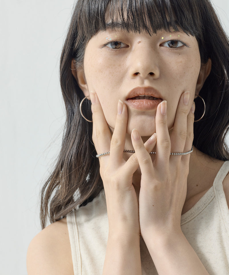 【ORLEAN】シンプルボールネックレス 3mm