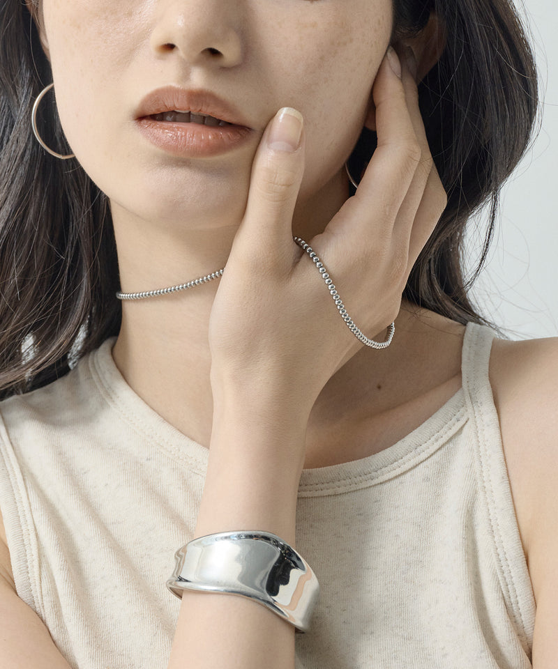 【ORLEAN】シンプルボールネックレス 3mm