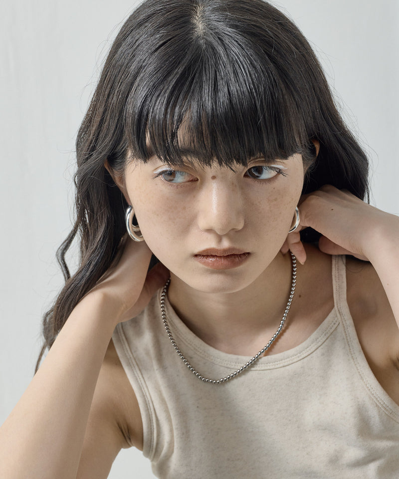 【ORLEAN】シンプルボールネックレス 4mm