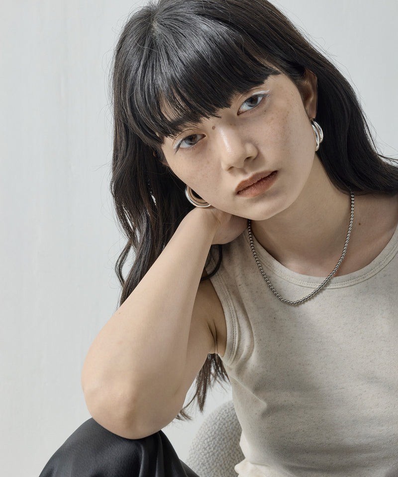 【ORLEAN】シンプルボールネックレス 4mm