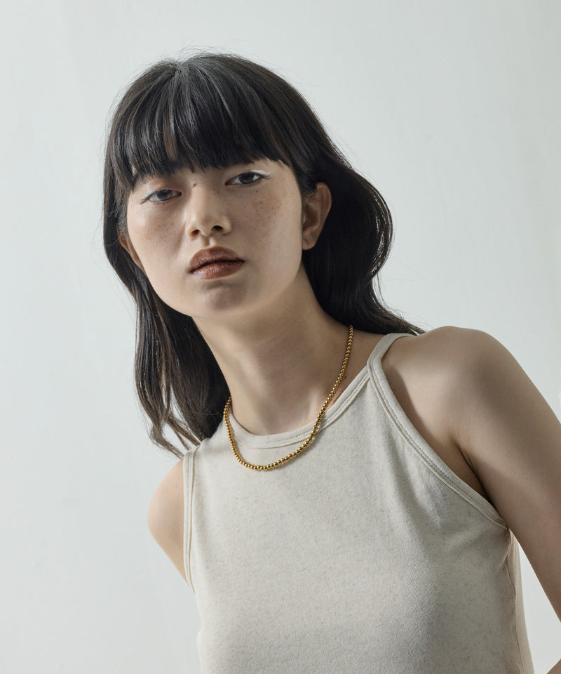 【ORLEAN】シンプルボールネックレス 4mm