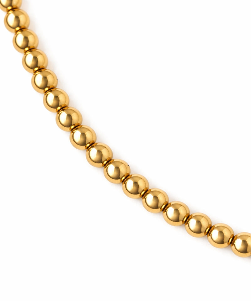 【ORLEAN】シンプルボールネックレス 4mm