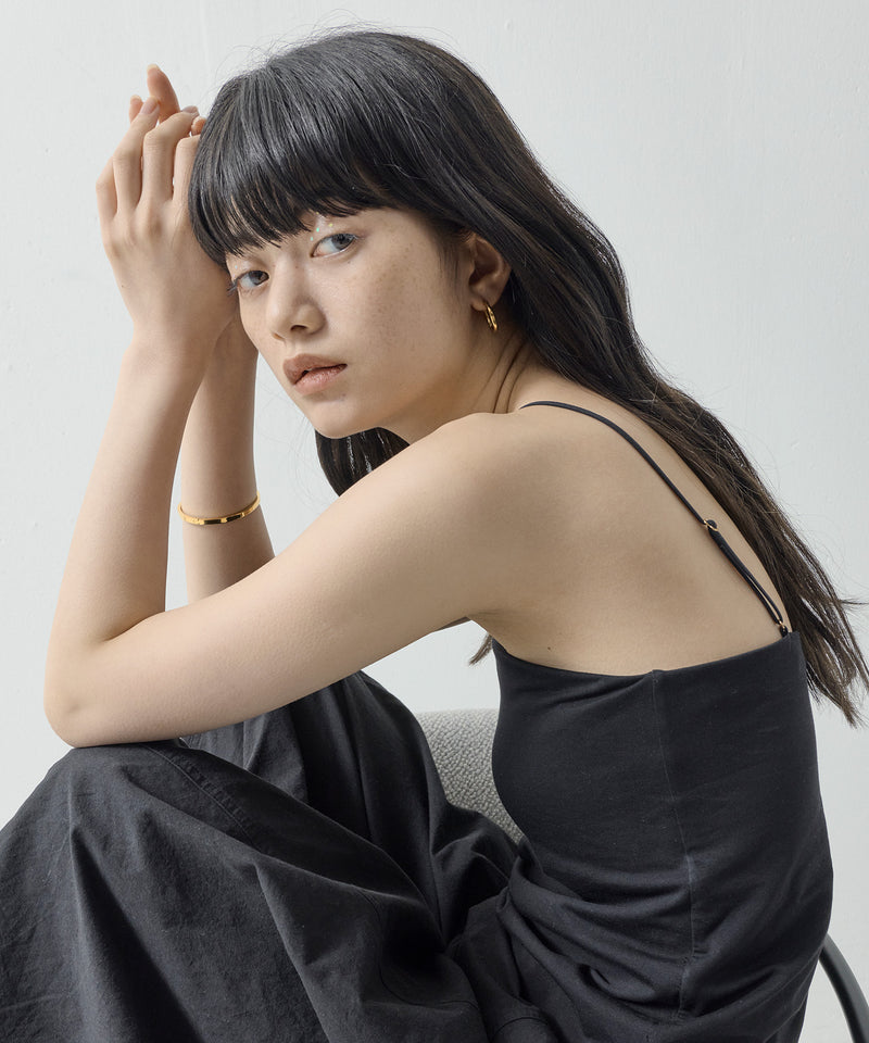 【ORLEAN】ニュアンスウェーブ ワンタッチピアス