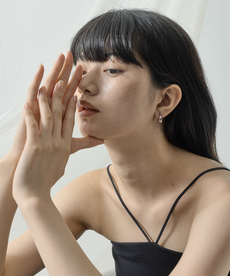 【ORLEAN】ドロップフープピアス