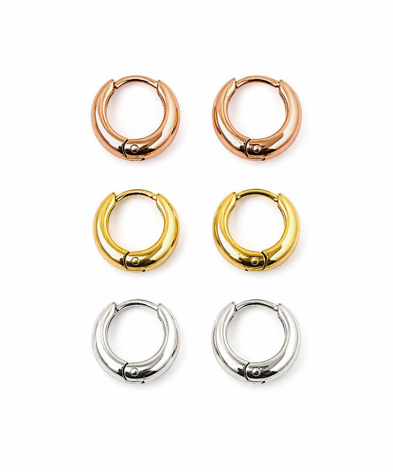 【ORLEAN】ドロップミニフープピアス