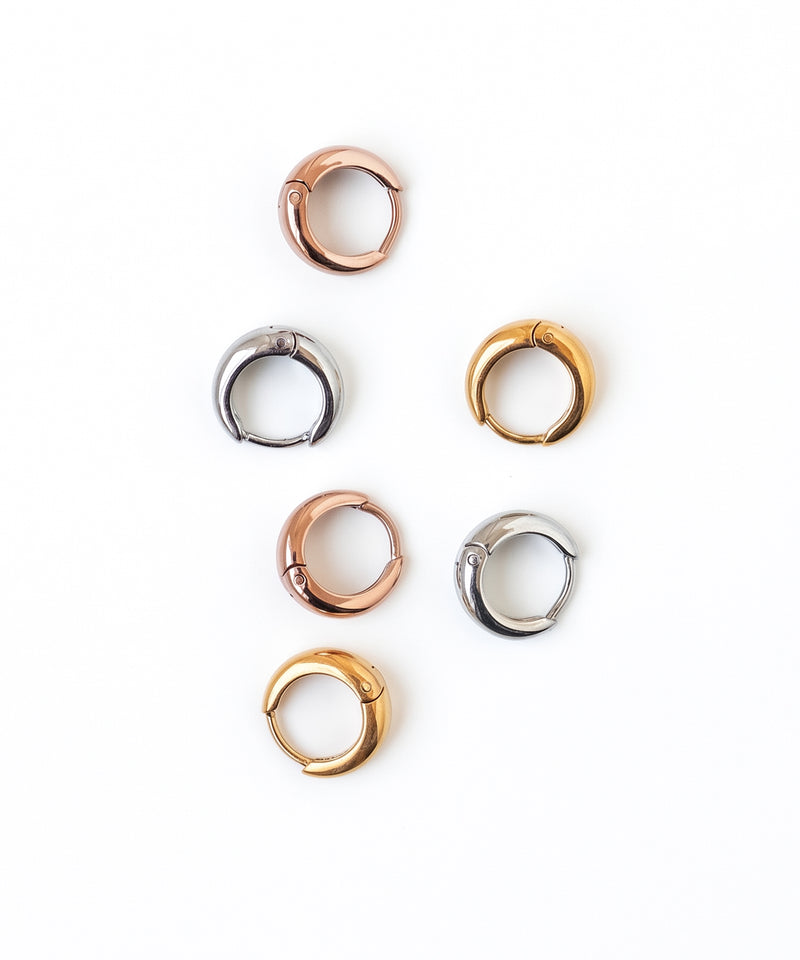 【ORLEAN】ドロップミニフープピアス