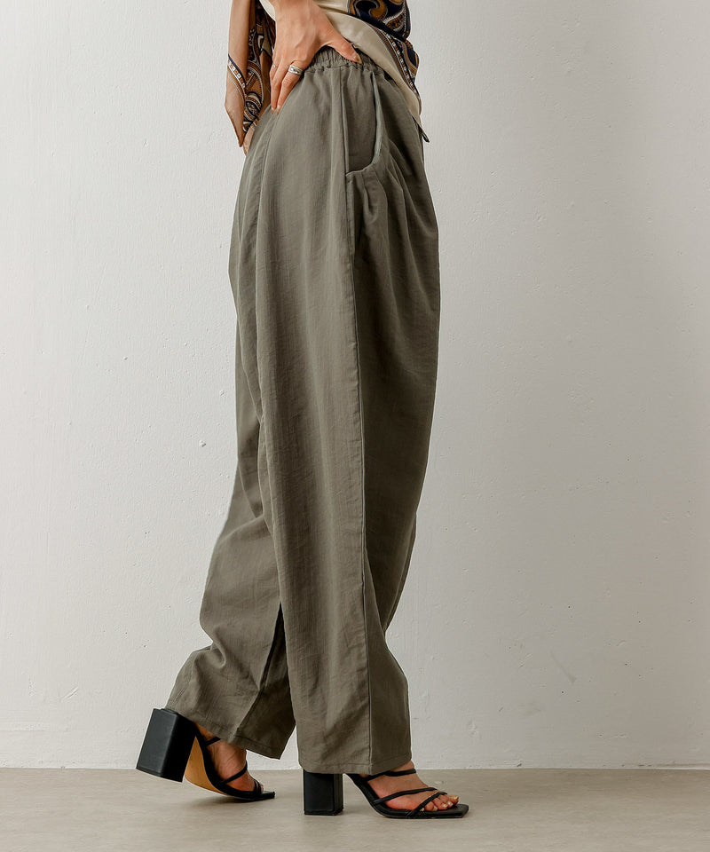 ポケット タック ドロストパンツ