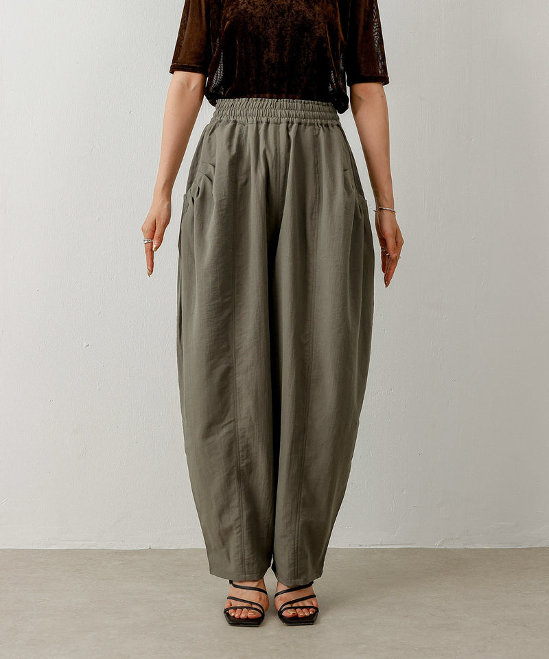 ポケット タック ドロストパンツ