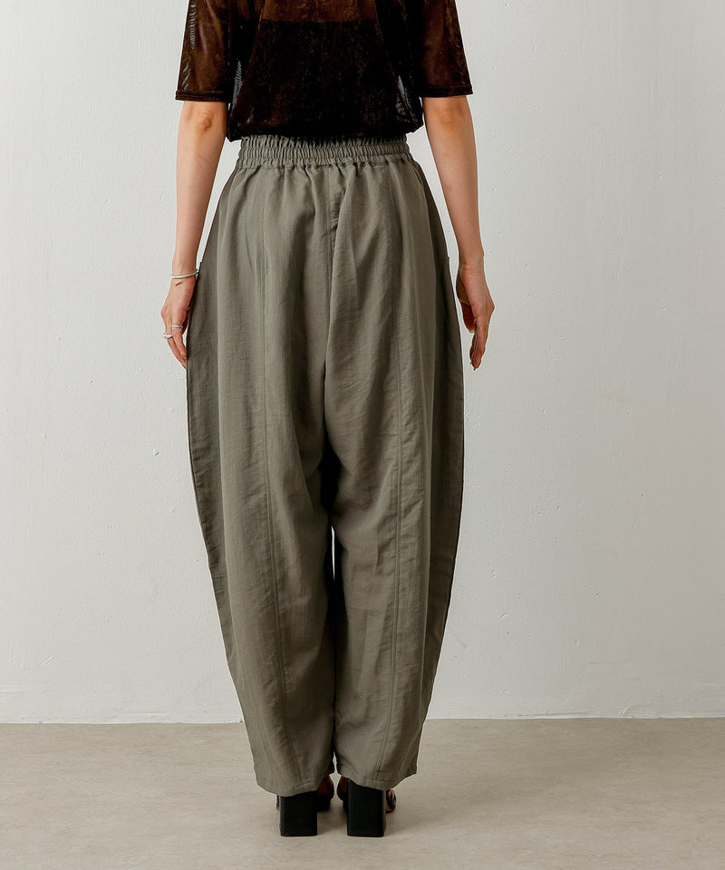 ポケット タック ドロストパンツ