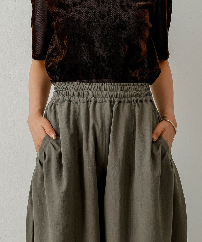 ポケット タック ドロストパンツ