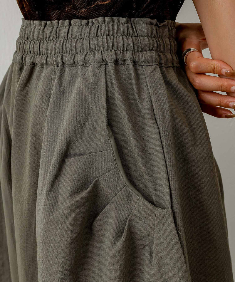 ポケット タック ドロストパンツ