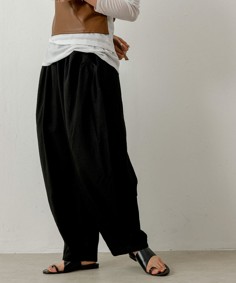 ポケット タック ドロストパンツ