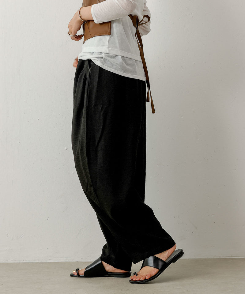 ポケット タック ドロストパンツ