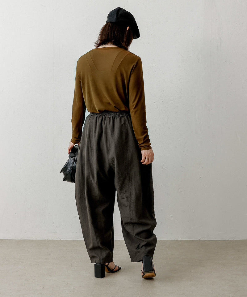 ポケット タック ドロストパンツ