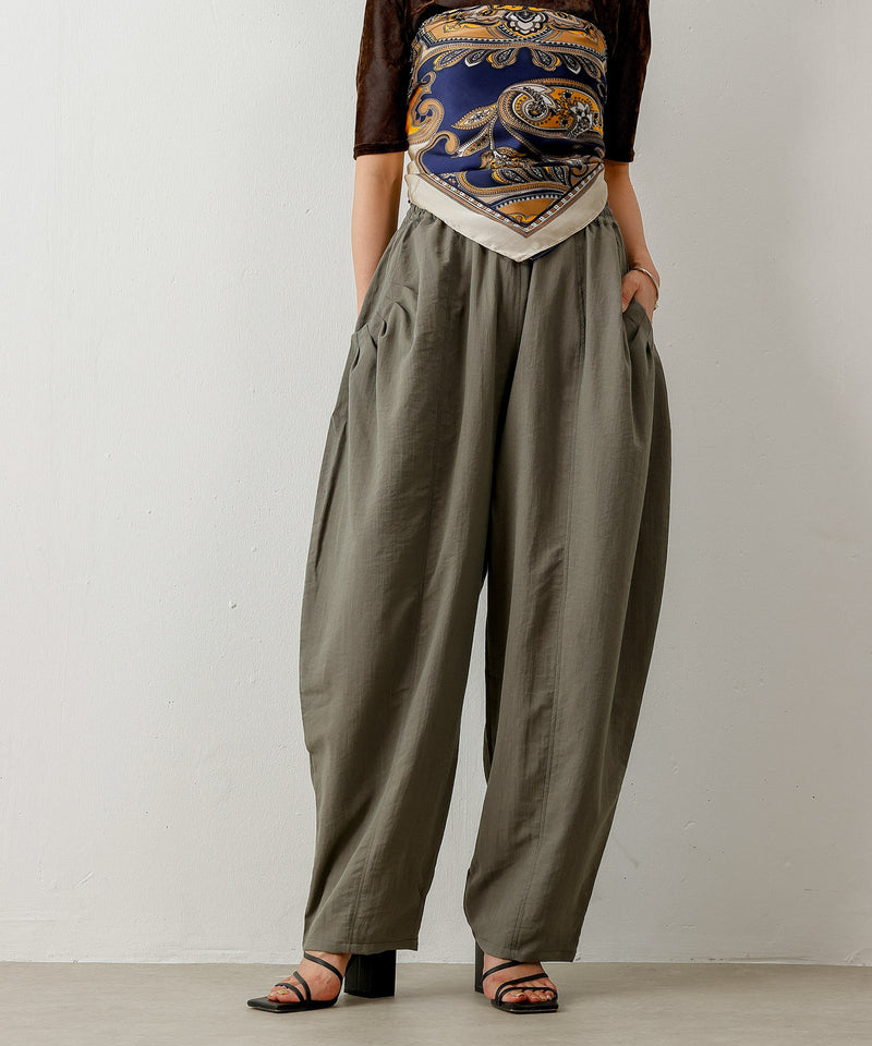 ポケット タック ドロストパンツ