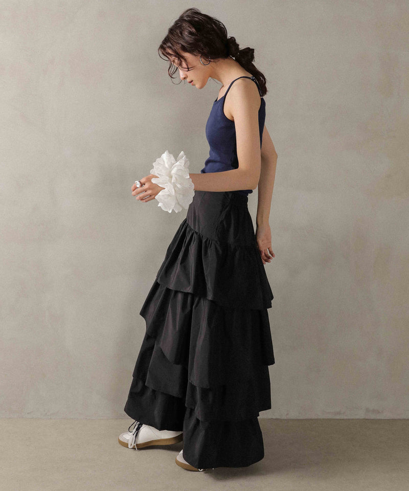 カップ付き コットンフライス キャミソール