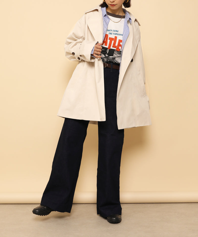 ダブルポケット ストライプ シャツ