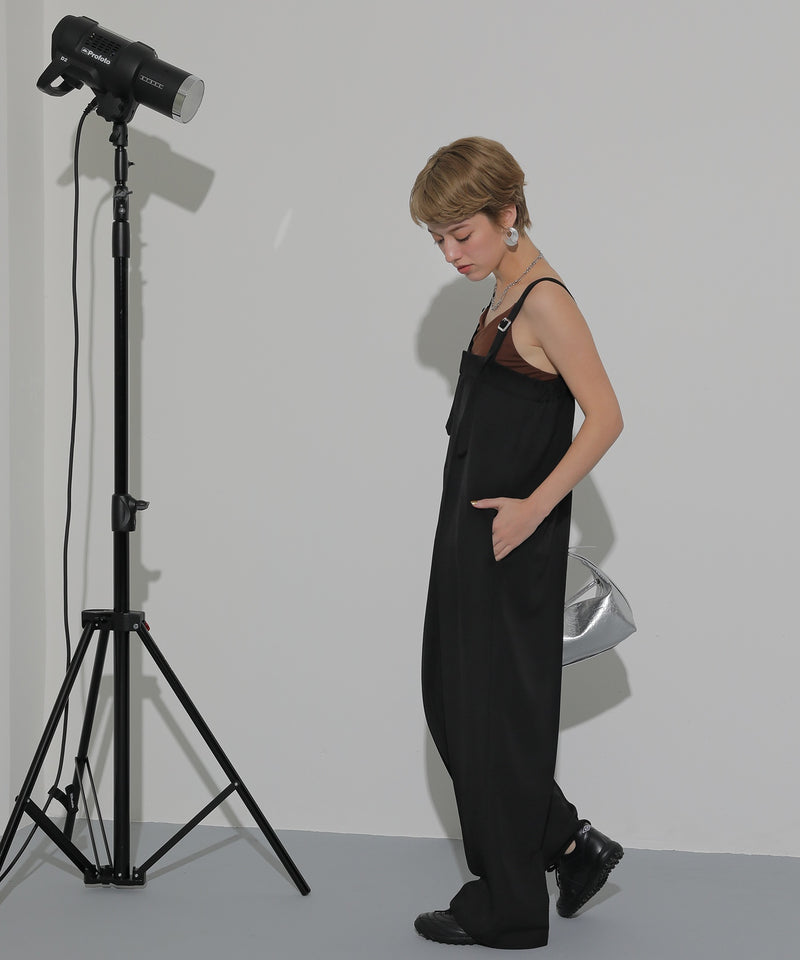 スーツ地 ツイルベア サロペット