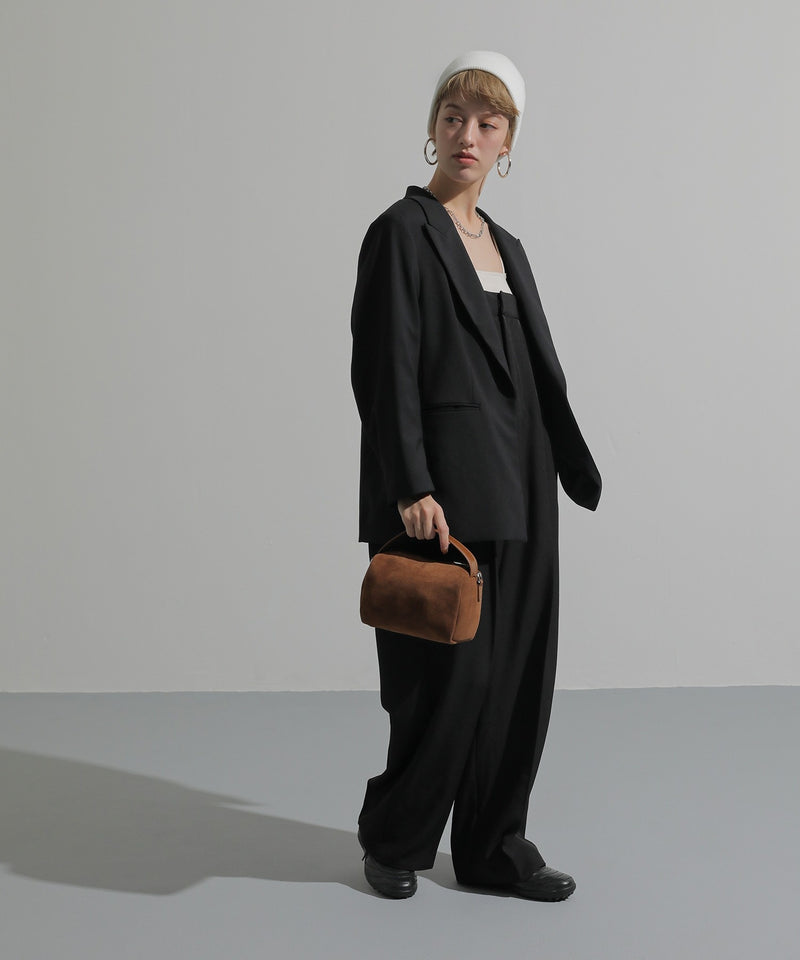 スーツ地 ツイルベア サロペット