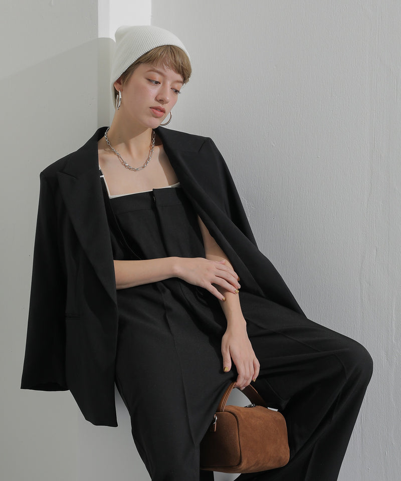 スーツ地 ツイルベア サロペット