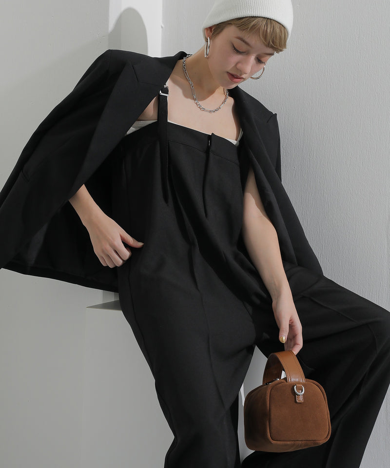 スーツ地 ツイルベア サロペット