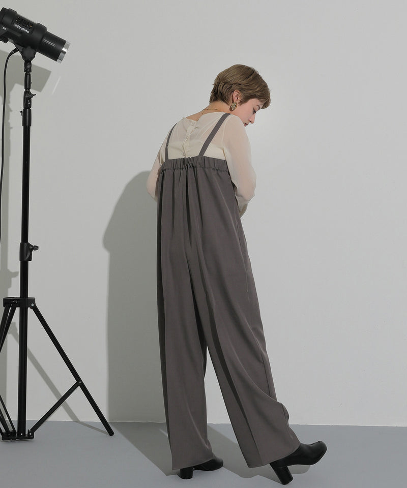 スーツ地 ツイルベア サロペット