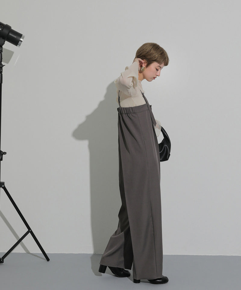 スーツ地 ツイルベア サロペット