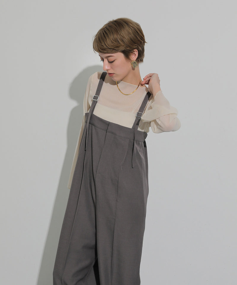 スーツ地 ツイルベア サロペット