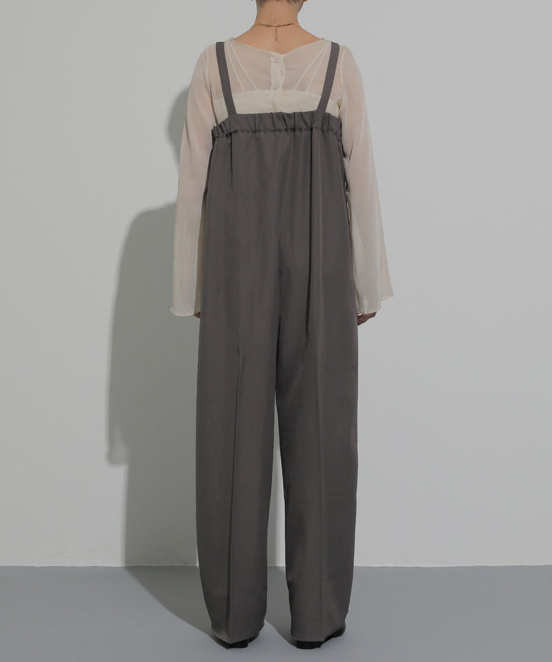 スーツ地 ツイルベア サロペット