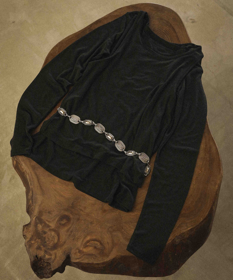 2set シアーリブ ロンT タンク トップスセット