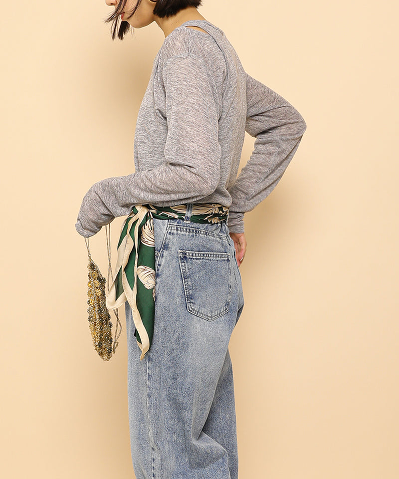 2set シアーリブ ロンT タンク トップスセット