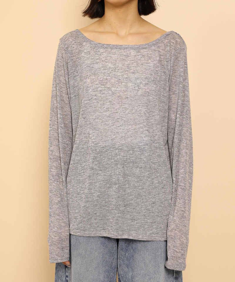 2set シアーリブ ロンT タンク トップスセット