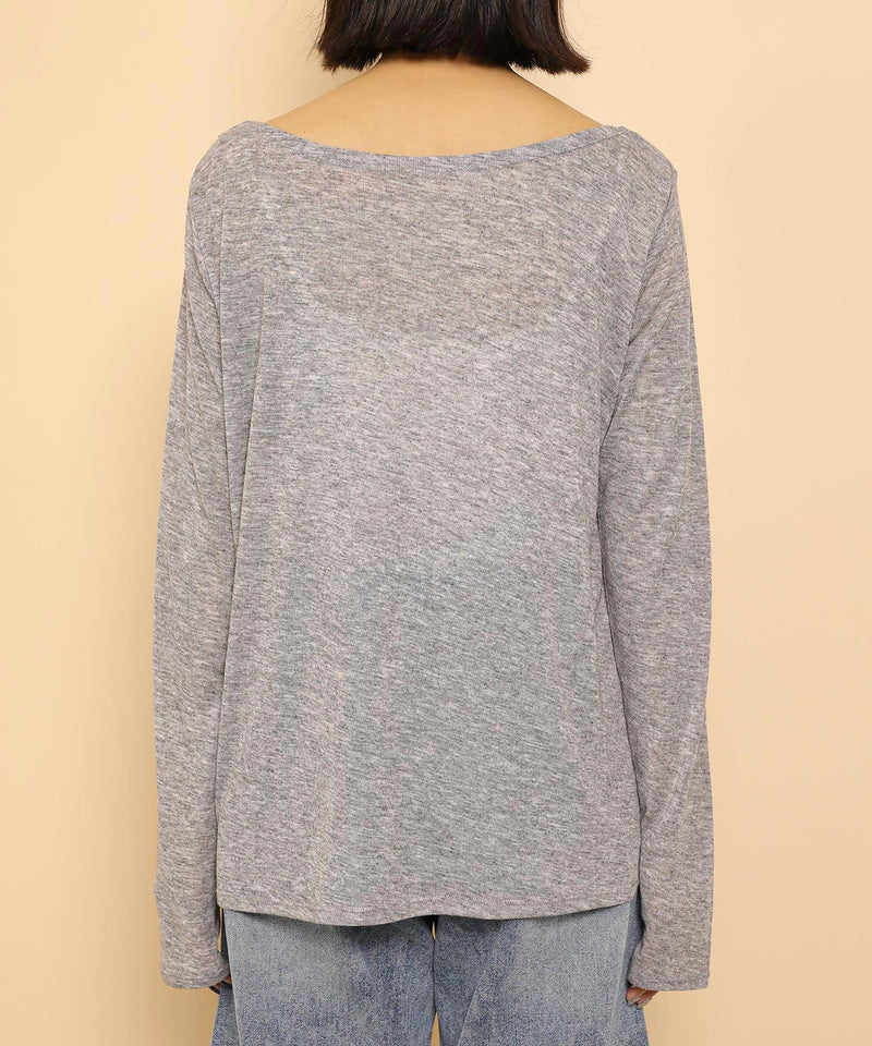 2set シアーリブ ロンT タンク トップスセット