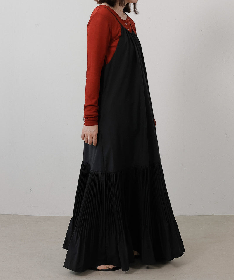 シアー リブ ヘンリーネック トップス