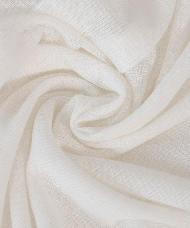 シアー リブ ヘンリーネック トップス