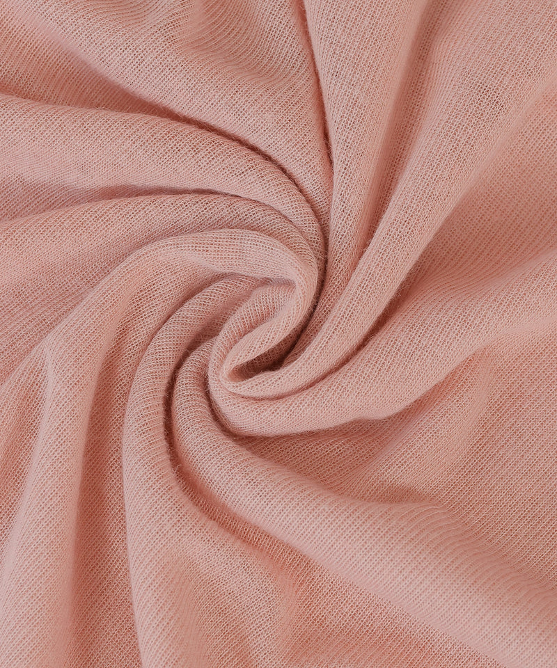 シアー リブ ヘンリーネック トップス